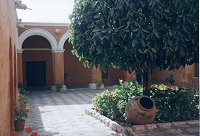 Beautiful courtyard in the Santa Catalina Convent
